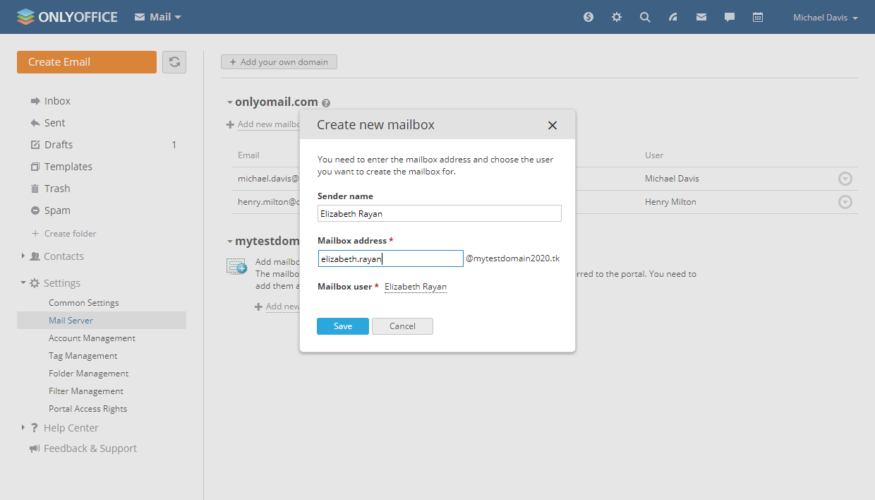 ONLYOFFICE Mail Server